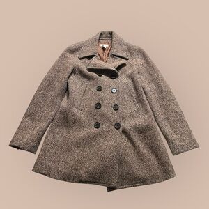 j crew peacoat womens small Multicolor wool blend Casual Winter Gorpcore